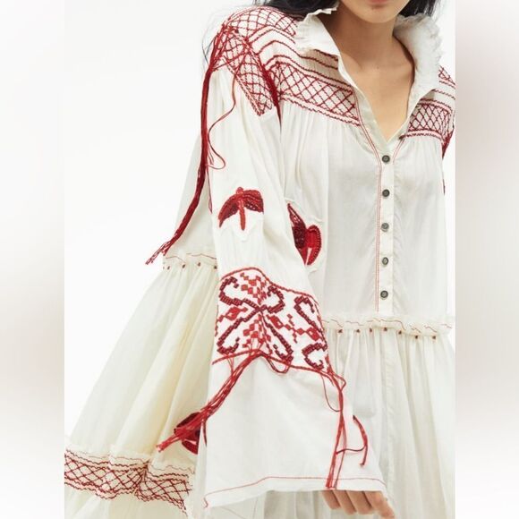 ZARA White Embroidered Dress “Limited Edition” - Picture 12 of 16